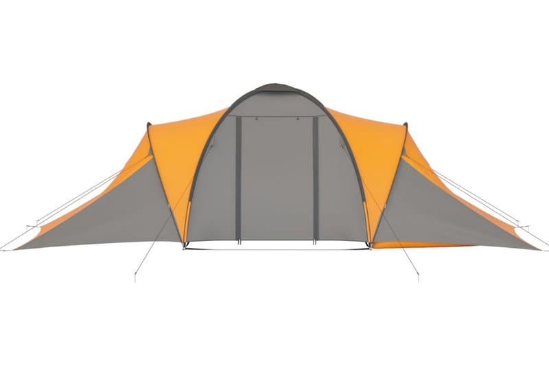 campingtelt 6 personer grå og orange - Grå - Sport & fritid - Camping & vandring - Telt