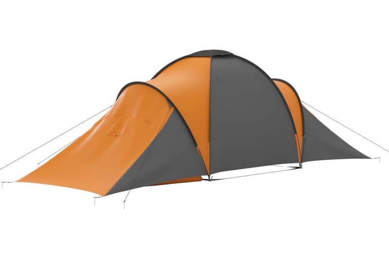 campingtelt 6 personer grå og orange - Grå - Sport & fritid - Camping & vandring - Telt
