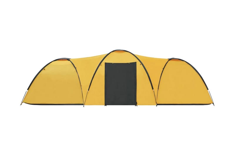 Campingtelt 8-Personers 650x240x190 cm Iglofacon Gul - Gul - Sport & fritid - Camping & vandring - Telt