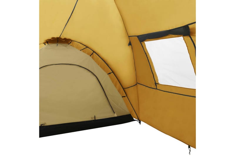 Campingtelt 8-Personers 650x240x190 cm Iglofacon Gul - Gul - Sport & fritid - Camping & vandring - Telt
