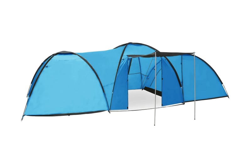 Campingtelt 8-Personers 650x240x190 cm Iglofacon Blå - Blå - Familietelt - Telt