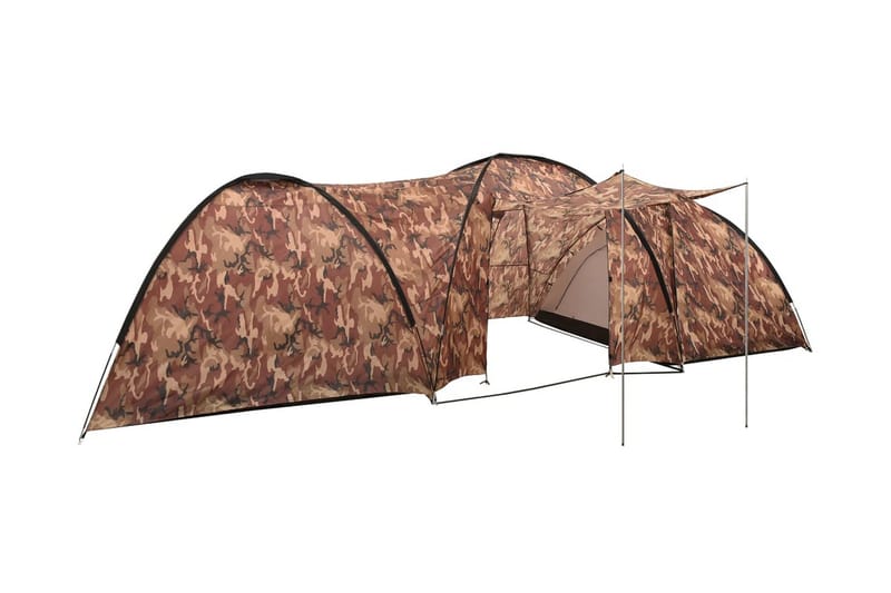 campingtelt 8-personers 650x240x190 cm iglofacon camouflage - Flerfarvet - Campingtelt - Telt