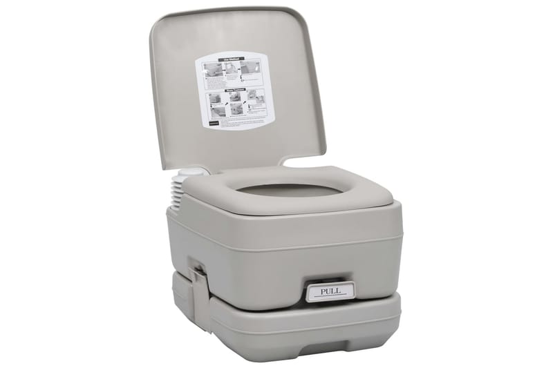 transportabelt campingtoilet med telt 10+10 l - Sport & fritid - Camping & vandring - Telt