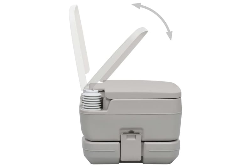 transportabelt campingtoilet med telt 10+10 l - Sport & fritid - Camping & vandring - Telt