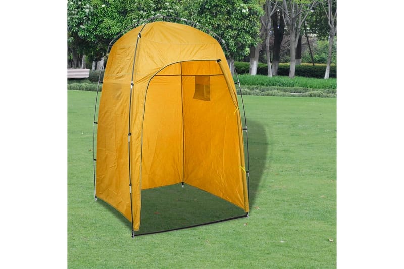 transportabelt campingtoilet med telt 10+10 l - Sport & fritid - Camping & vandring - Telt
