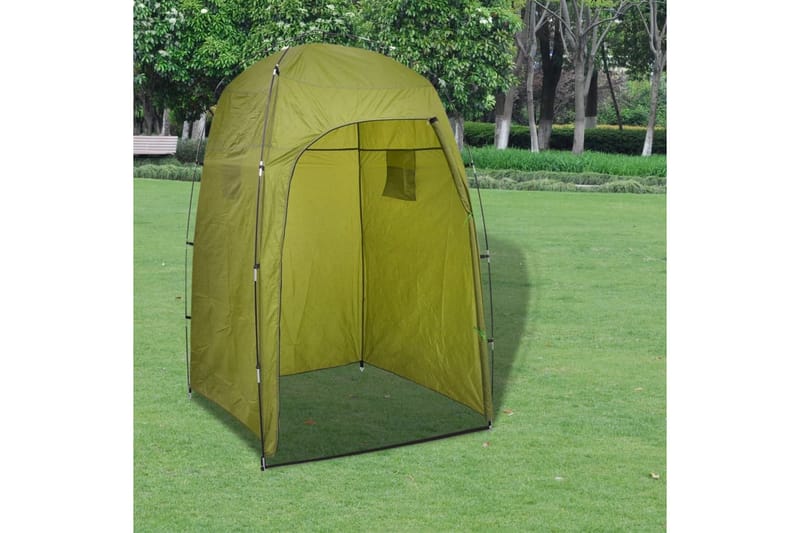 transportabelt campingtoilet med telt 10+10 l - Sport & fritid - Camping & vandring - Telt