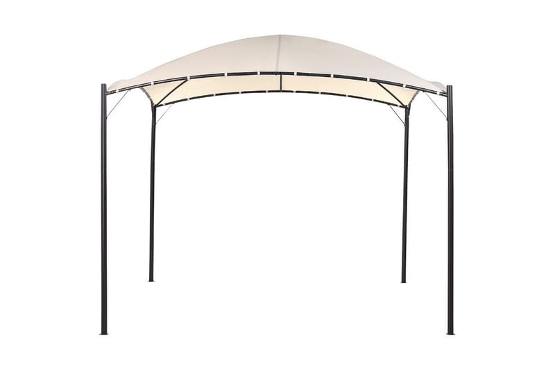 Trädgårdspergola Beliani Vomero Beige/svart Beige||Black - Havemøbler - Solafskærmning - Pergola