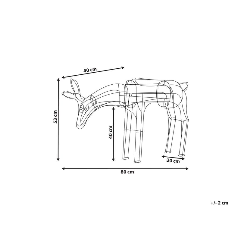 Udendørsdekoration Kristnes - Belysning - Julebelysning - Julelys udendørs