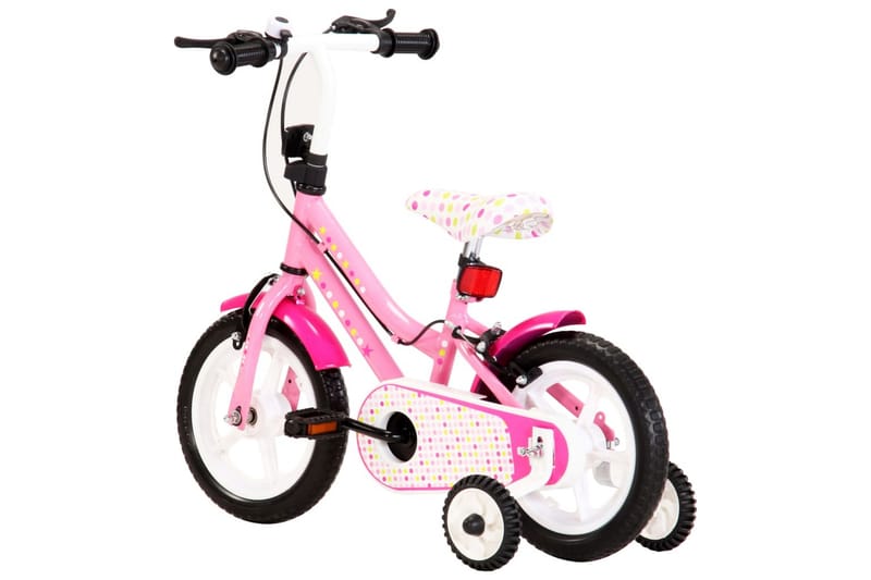 Børnecykel 12 Tommer Hvid Og Pink - Lyserød - Børnecykel & juniorcykel