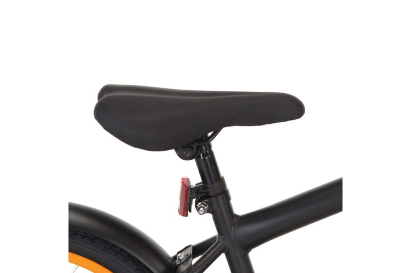 Børnecykel med Frontlad 18 Tommer Sort Og Orange - Orange - Børnecykel & juniorcykel