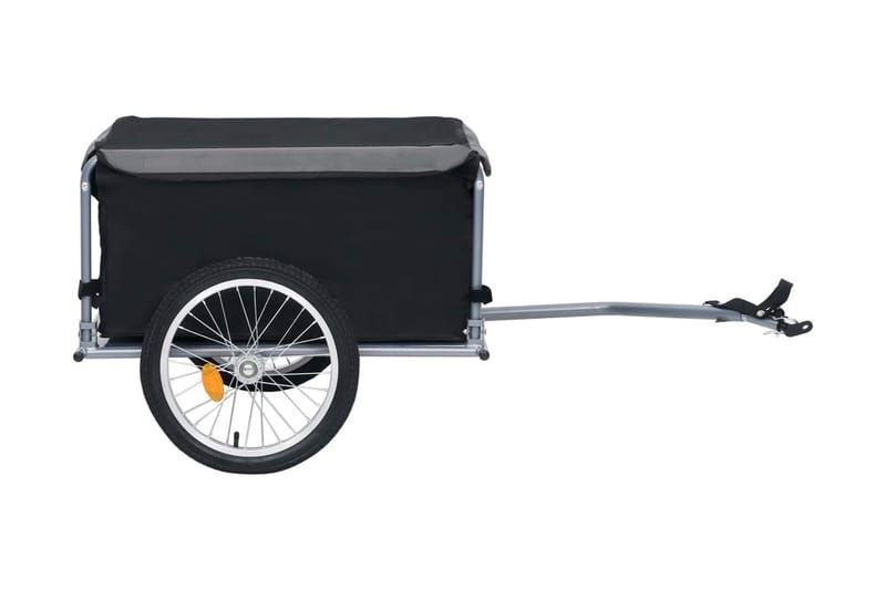 cykelanhænger sort og grå 65 kg - Grå - Cykeltilbehør
