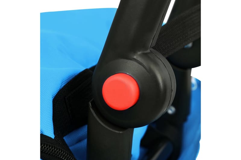 Foldbar Cykeltrailer Med Indkøbstaske Blå Og Sort - Sport & fritid - Friluftsliv - Cykler