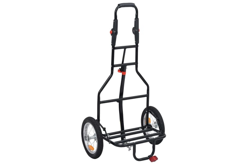 Foldbar Cykeltrailer Med Indkøbstaske Blå Og Sort - Sport & fritid - Friluftsliv - Cykler