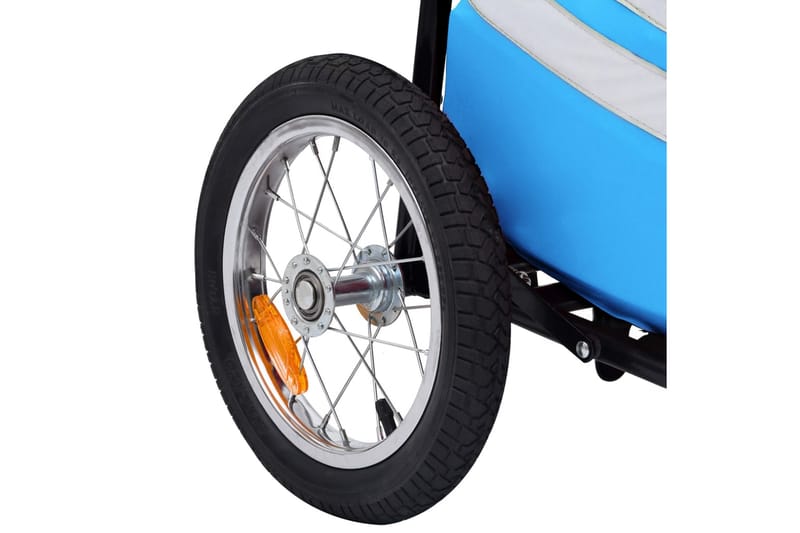 Foldbar Cykeltrailer Med Indkøbstaske Blå Og Sort - Sport & fritid - Friluftsliv - Cykler