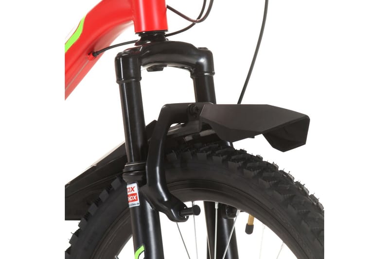 mountainbike 21 gear 26 tommer hjul 36 cm rød - Rød - Sport & fritid - Friluftsliv - Cykler
