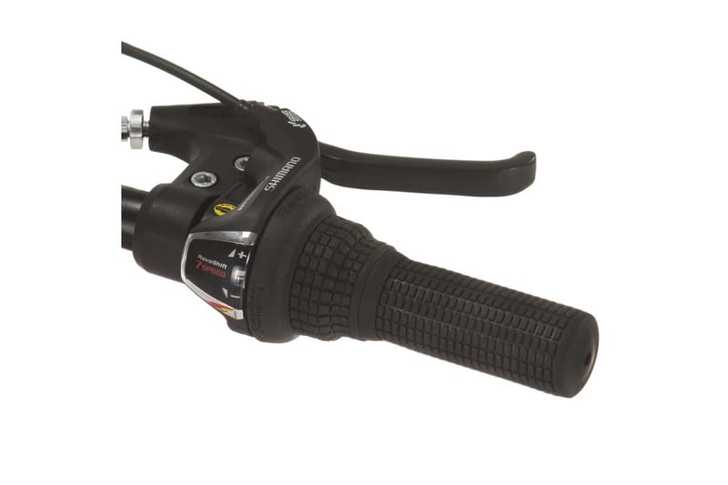 mountainbike 21 gear 26 tommer hjul 49 cm rød - Rød - Sport & fritid - Friluftsliv - Cykler