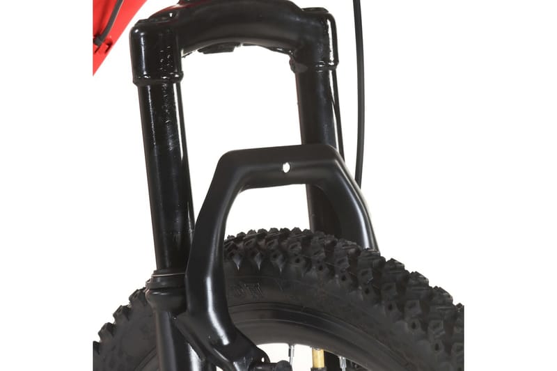 mountainbike 21 gear 27,5 tommer hjul 42 cm rød - Rød - Sport & fritid - Friluftsliv - Cykler