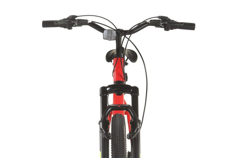 mountainbike 21 gear 27,5 tommer hjul 42 cm rød - Rød - Sport & fritid - Friluftsliv - Cykler