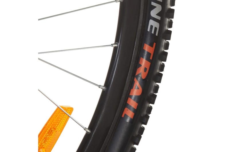 mountainbike 21 gear 29 tommer hjul 53 cm stel rød - Rød - Sport & fritid - Friluftsliv - Cykler