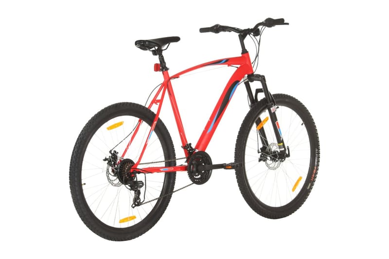 mountainbike 21 gear 29 tommer hjul 53 cm stel rød - Rød - Sport & fritid - Friluftsliv - Cykler