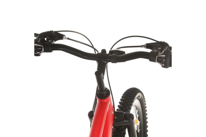 mountainbike 21 gear 29 tommer hjul 53 cm stel rød - Rød - Sport & fritid - Friluftsliv - Cykler