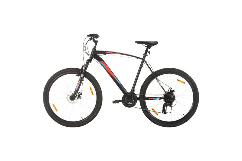 mountainbike 21 gear 29 tommer hjul 53 cm stel sort - Sort - Sport & fritid - Friluftsliv - Cykler