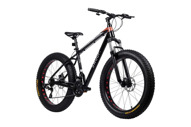 Swoop Cykel Adventurer Fatbike 26 - Sort - Sport & fritid - Friluftsliv - Cykler