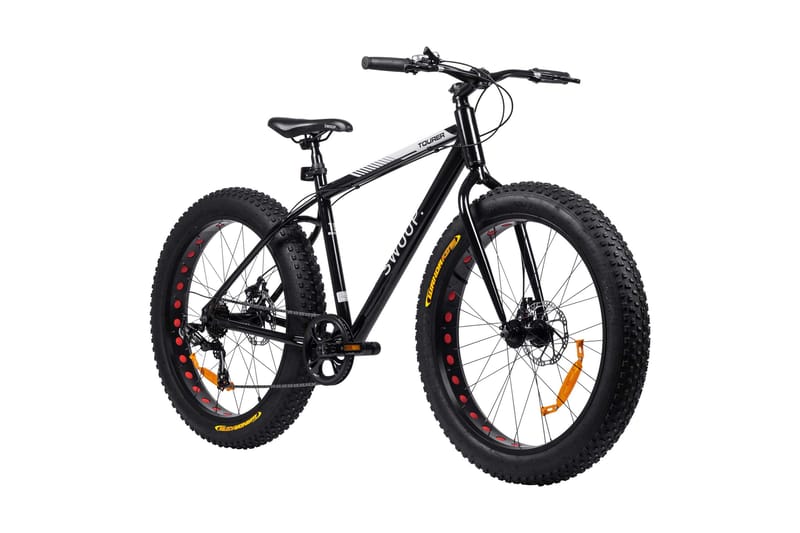 Swoop Cykel Tourer Fatbike 26 - Sort - Sport & fritid - Friluftsliv - Cykler
