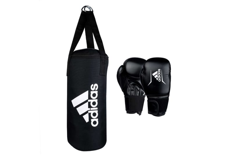 Adidas Bokse Sæt til Børn - Sort - Sport & fritid - Hjemmetræning - Træningsredskaber - Boksepude & plethandsker
