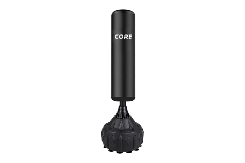 Core Stående Boksepude 57x170 cm - Sort|Rød - Sport & fritid - Hjemmetræning - Træningsredskaber - Boksepude & plethandsker