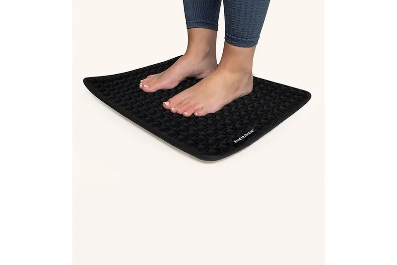 Ergonomisk Ståmåtte Swedish Posture Kølende - Sort - Sport & fritid - Hjemmetræning - Træningsredskaber - Fitnessgulv & klikgulv