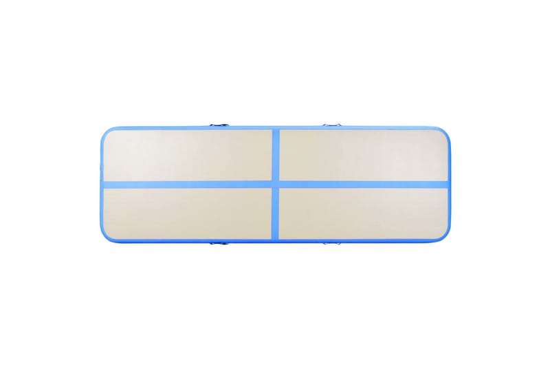 oppustelig gymnastikmåtte med pumpe 700 x 100 x 10 cm PVC - Sport & fritid - Hjemmetræning - Træningsredskaber - Fitnessgulv & klikgulv