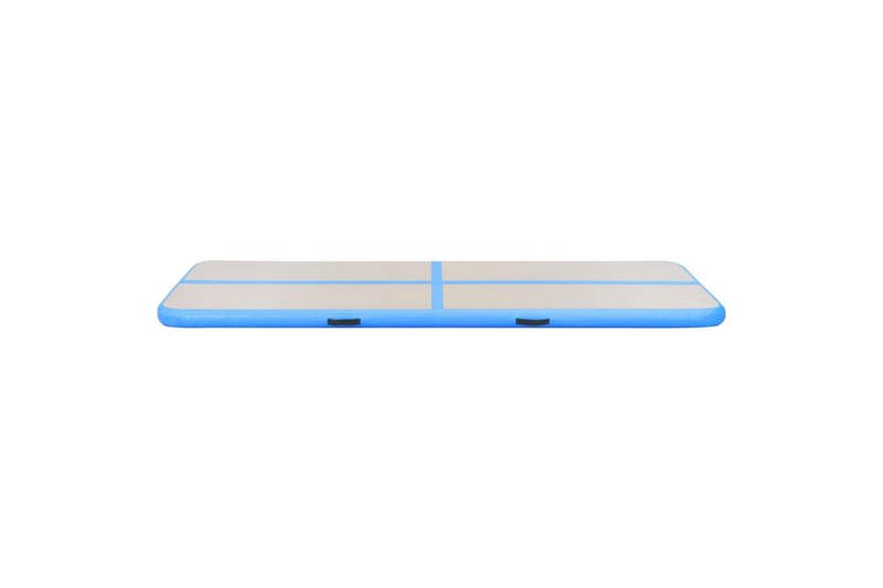 oppustelig gymnastikmåtte med pumpe 300 x 100 x 10 cm PVC - Sport & fritid - Hjemmetræning - Træningsredskaber - Fitnessgulv & klikgulv