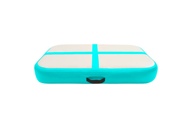 Oppustelig Gymnastikmåtte Med Pumpe 60X100X15 cm Pvc Grøn - Grøn - Sport & fritid - Hjemmetræning - Træningsredskaber - Fitnessgulv & klikgulv