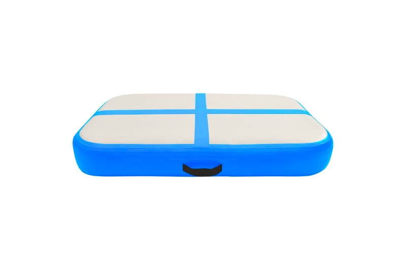 Oppustelig Gymnastikmåtte Med Pumpe 60X100X15 cm Pvc Blå - Blå - Sport & fritid - Hjemmetræning - Træningsredskaber - Fitnessgulv & klikgulv