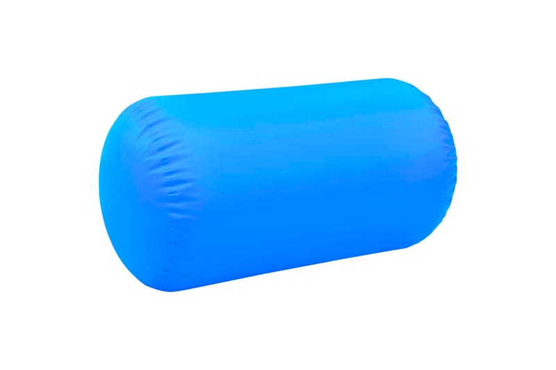 oppustelig gymnastikrulle med pumpe 120x75 cm PVC blå - Blå - Fitnessgulv & klikgulv