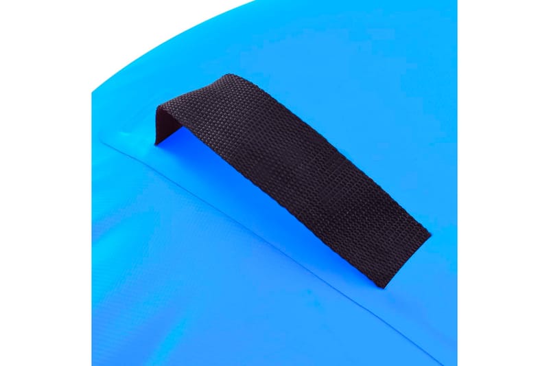 oppustelig gymnastikrulle med pumpe 120x75 cm PVC blå - Blå - Fitnessgulv & klikgulv