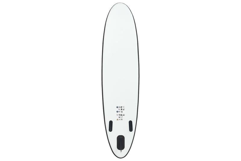 Oppusteligt Paddleboardsæt Sort og Hvid - Sort - Sport & fritid - Hjemmetræning - Træningsredskaber - Fitnessgulv & klikgulv
