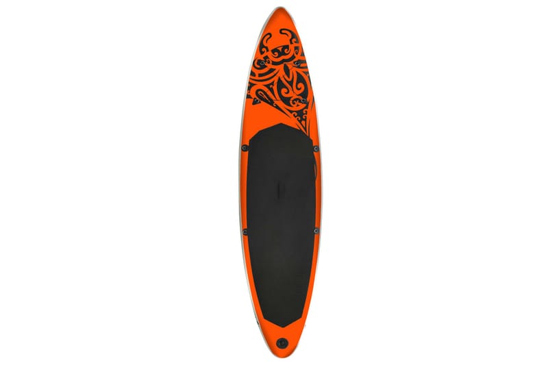 oppusteligt paddleboardsæt 305x76x15 cm orange - Orange - Fitnessgulv & klikgulv