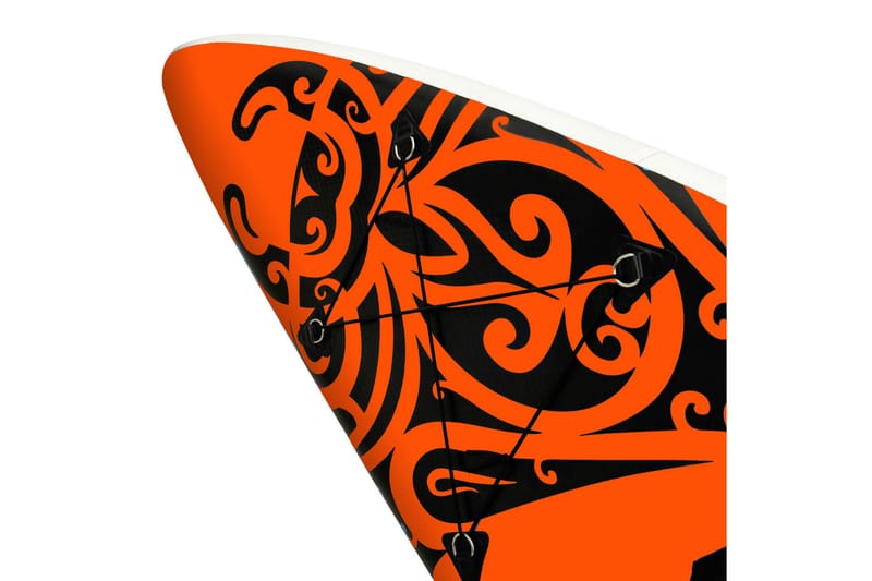 oppusteligt paddleboardsæt 366x76x15 orange - Orange - Sport & fritid - Hjemmetræning - Træningsredskaber - Fitnessgulv & klikgulv