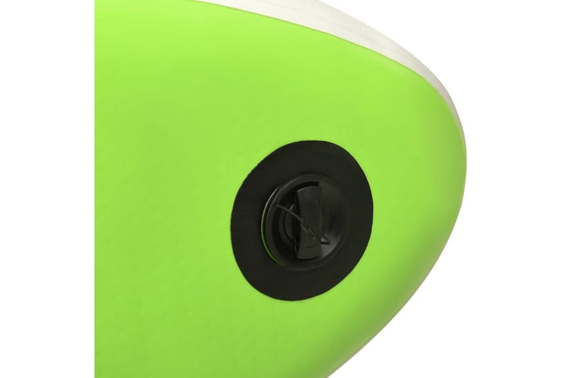 oppusteligt paddleboardsæt 366x76x15 cm grøn - Grøn - Sport & fritid - Hjemmetræning - Træningsredskaber - Fitnessgulv & klikgulv
