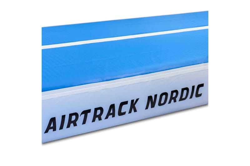 Airtrack Nordic Deluxe 3x1 m - Blå|Hvid - Gymnastikmåtte & Airtrack