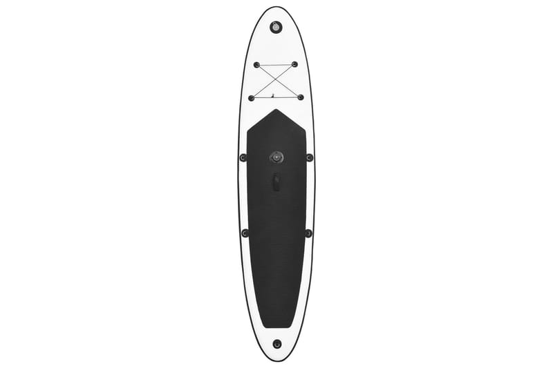 oppusteligt paddleboard med sejlsæt sort og hvid - Sort - Sport & fritid - Hjemmetræning - Træningsredskaber - Fitnessgulv & klikgulv
