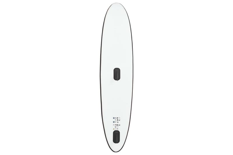 oppusteligt paddleboard med sejlsæt sort og hvid - Sort - Sport & fritid - Hjemmetræning - Træningsredskaber - Fitnessgulv & klikgulv