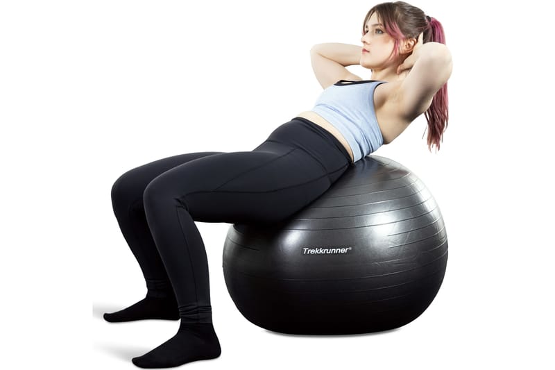 Pilatesbold 75 cm - Sort - Sport & fritid - Hjemmetræning - Træningsredskaber - Pilatesbold