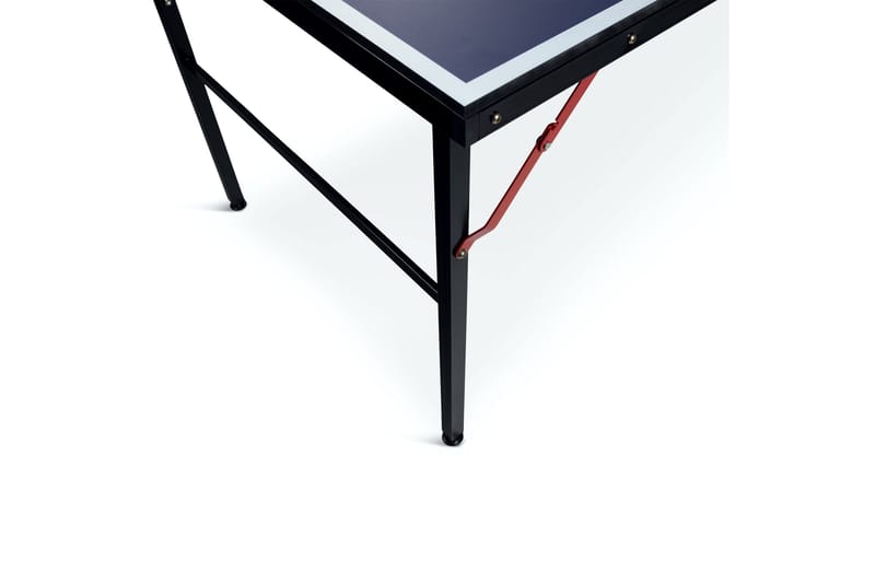 Sammenklappeligt mini bordtennisbord inkl. net, 2 bat & bolde 137x76 cm - Blå - Møbler - Borde - Spilleborde - Bordtennisbord