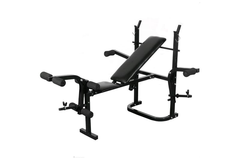 foldbar træningssæt home gym - Sport & fritid - Hjemmetræning - Træningsredskaber - Træningsbænk & bænkpresbænk