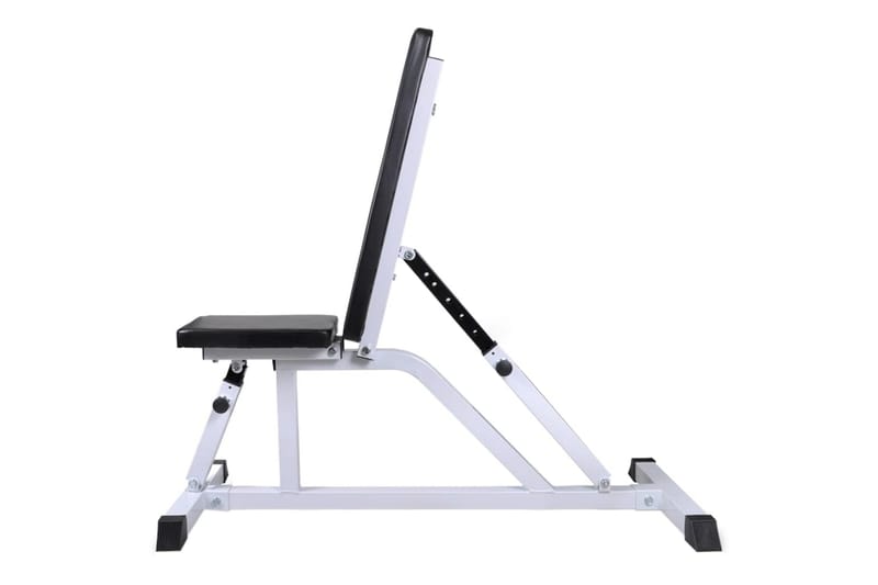 træningsbænk med vægtstang- og håndvægtsæt 30,5 kg - Sport & fritid - Hjemmetræning - Træningsredskaber - Træningsbænk & bænkpresbænk