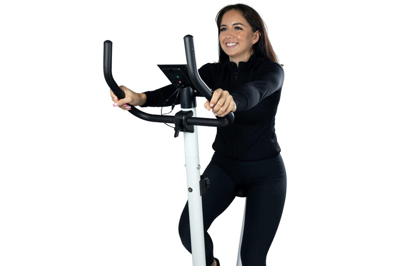Motionscykel Ekstra høj sadel og styr svinghjul - Hvid - Motionscykel & spinningcykel