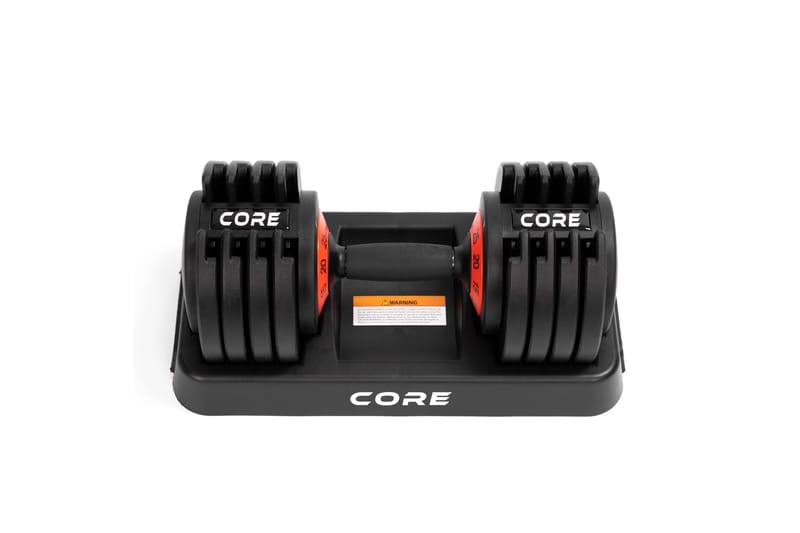 Core Justerbare Håndvægte 25 kg - Sort - Sport & fritid - Hjemmetræning - Vægte & vægtstænger